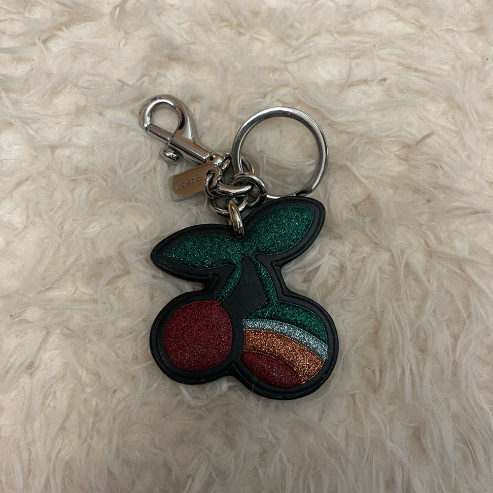 Coach Cherry Keychain
